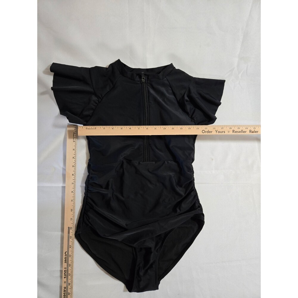 Womens One Piece black swimsuit - Medium - Picture 2 of 9